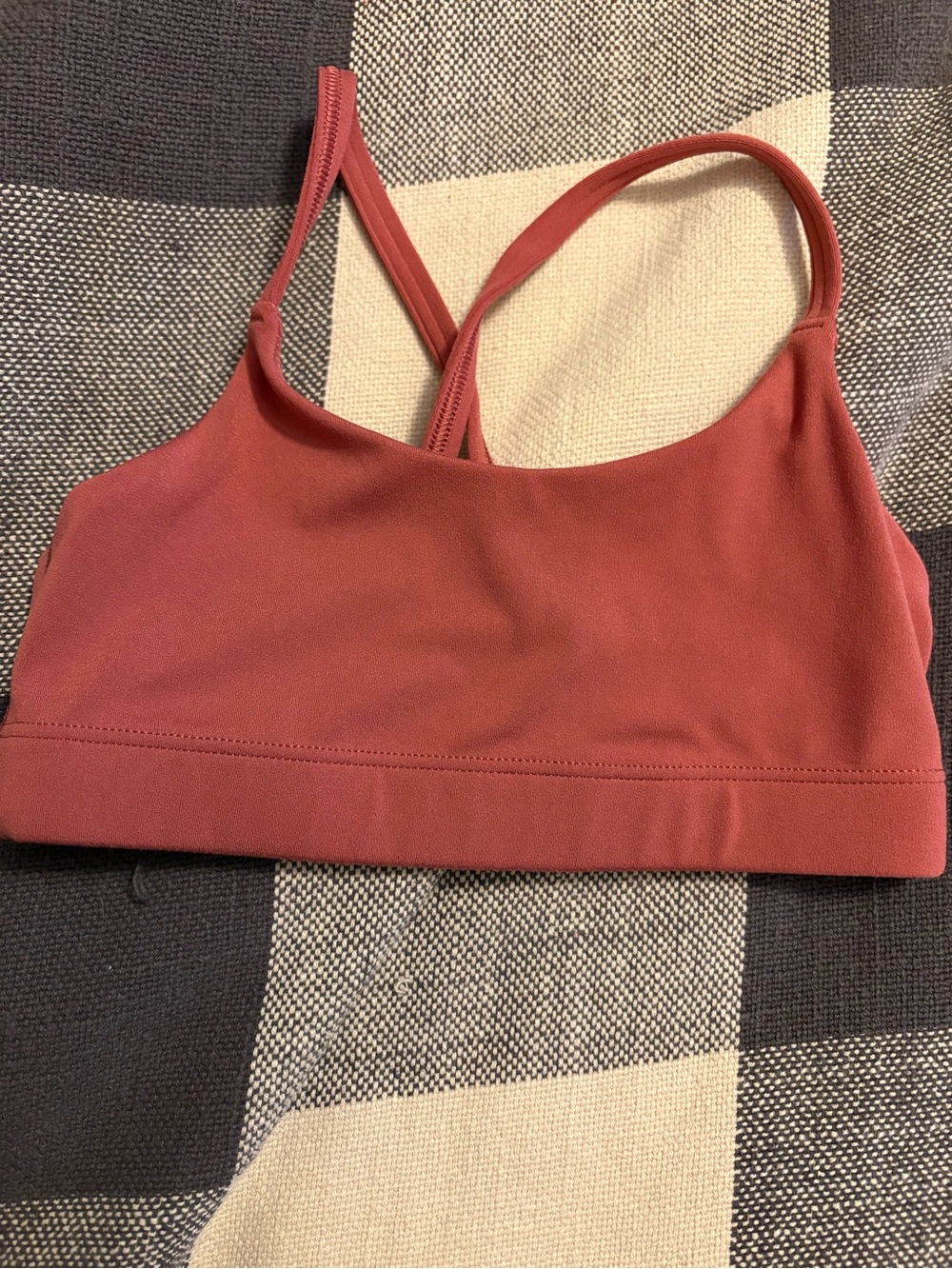 Athleta Rust-Toned Sports Bra in Terra Cotta XS/6